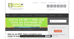 Desktop Screenshot of papelesdeinteligencia.com