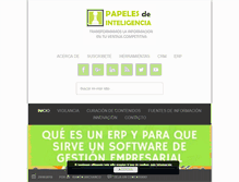 Tablet Screenshot of papelesdeinteligencia.com